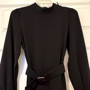 Banana Republic Belted Black Dress (size 4)